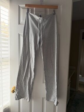 SKIMS Light Gray Straight Leg Lounge Pants